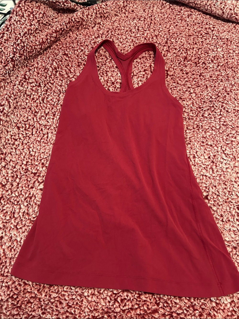 Lulu Racerback Tank Top - Red